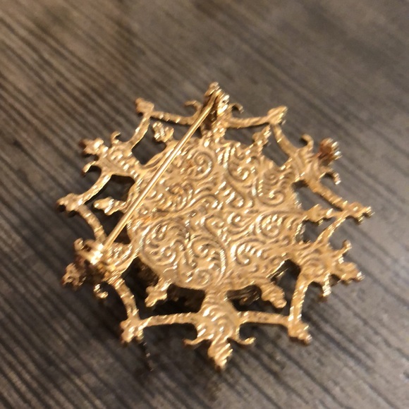 Vintage 1928 Brand Tortoise Shell Center Pin - Picture 5 of 11